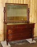 Mahogany Dresser To 3 Piece Bedroom Set
