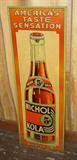 1940's - 1950's Metal Nichol Kola Sign