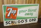 Metal 7up Sign