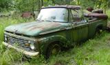 1957? Green Ford Pickup Truck