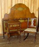 Bed - Nightstand & Rocker to 7 Pc Bedroom Set