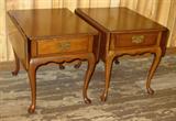 Solid Cherry Dropleaf End Tables
