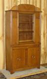 1940's Walnut China Cabinet