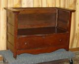 Oak Window Bench
