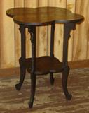 Clover Leaf Top Lamp Table