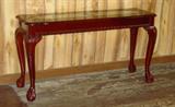 Glass Top Sofa Table