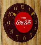 Super Nice 1950's Metal Coca Cola Clock