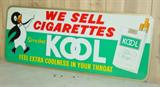 Vintage Metal Kool Cigarettes Sign