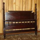 3 Piece Mahogany Spool Design Bedroom Set