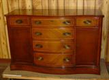 Mahogany String Inlaid Buffet