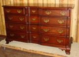 Mahogany Block Front Low Chest