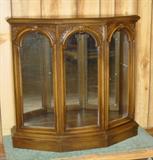 Pecan Curio Cabinet