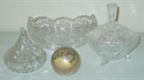 Cut Glass Bowl - Crystal Candy Dishes - Paper Weight