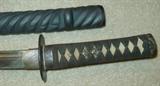 Japanese Short Sword w/signed blade
