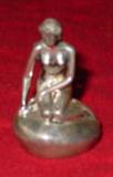 Small Sterling Nude Lady Statue