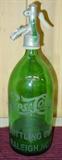 Rare Green Pepsi Cola Seltzer Bottle