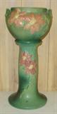 Roseville Pottery Flower Pot & Pedestal