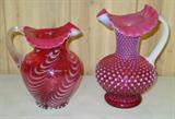 Fenton Cranberry Pitchers
