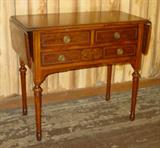 Mahogany Drop Leaf Server To 10 Piece Set