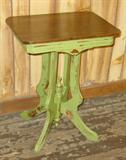 Victorian Distressed Painted Lamp table