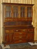 Solid Cherry 2 Piece China Hutch