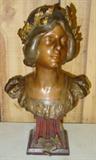 Bronze Lady Statue