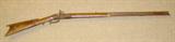 1840's - 1850's Percussion Plains Rifle w/Set Trigger