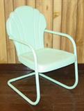 Vintage Metal Yard Chair