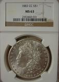 NGC Graded Carson City Silver Dollar