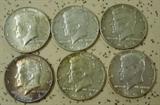 Silver Kennedy Half Dollars
