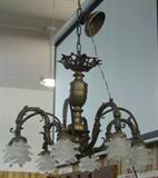 Fancy Brass Chandelier