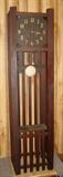 Oak Mission Style Grandfathers Clock
