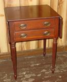 Willett Wildwood Cherry Dropleaf Lamp Table