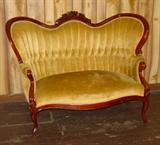 Rose Back Settee