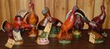 Set of 8 Wild Turkey Decanters (Series 1)