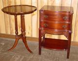 Mahogany Lamp Table & Nightstand
