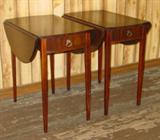 Mahogany Pembroke Dropleaf Tables