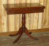 Mahogany Flip Top Game Table