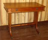 Mahogany Davenport Table