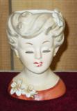 Lady Head Vase