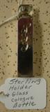 Sterling Holder w/Glass Cologne Bottle