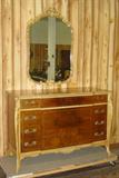 7 Piece French Walnut Bedroom Set