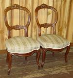 Carved Back Chairs