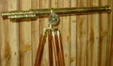 Brass Telescope On Tripod