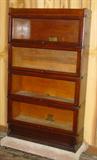 Antique Oak 4 Stack Bookcase