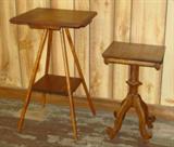 Oak Center Table & Oak Fern Stand