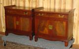 Pair Of Mahogany Henredon Night Stands