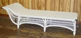 Wicker Chaise Lounge