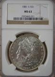 NGC Graded Morgan Silver Dollar