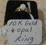 10K & Opal Ring